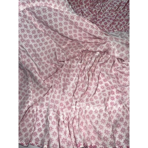 Women_s Pink Floral Mini Dress - Picture 6 of 7